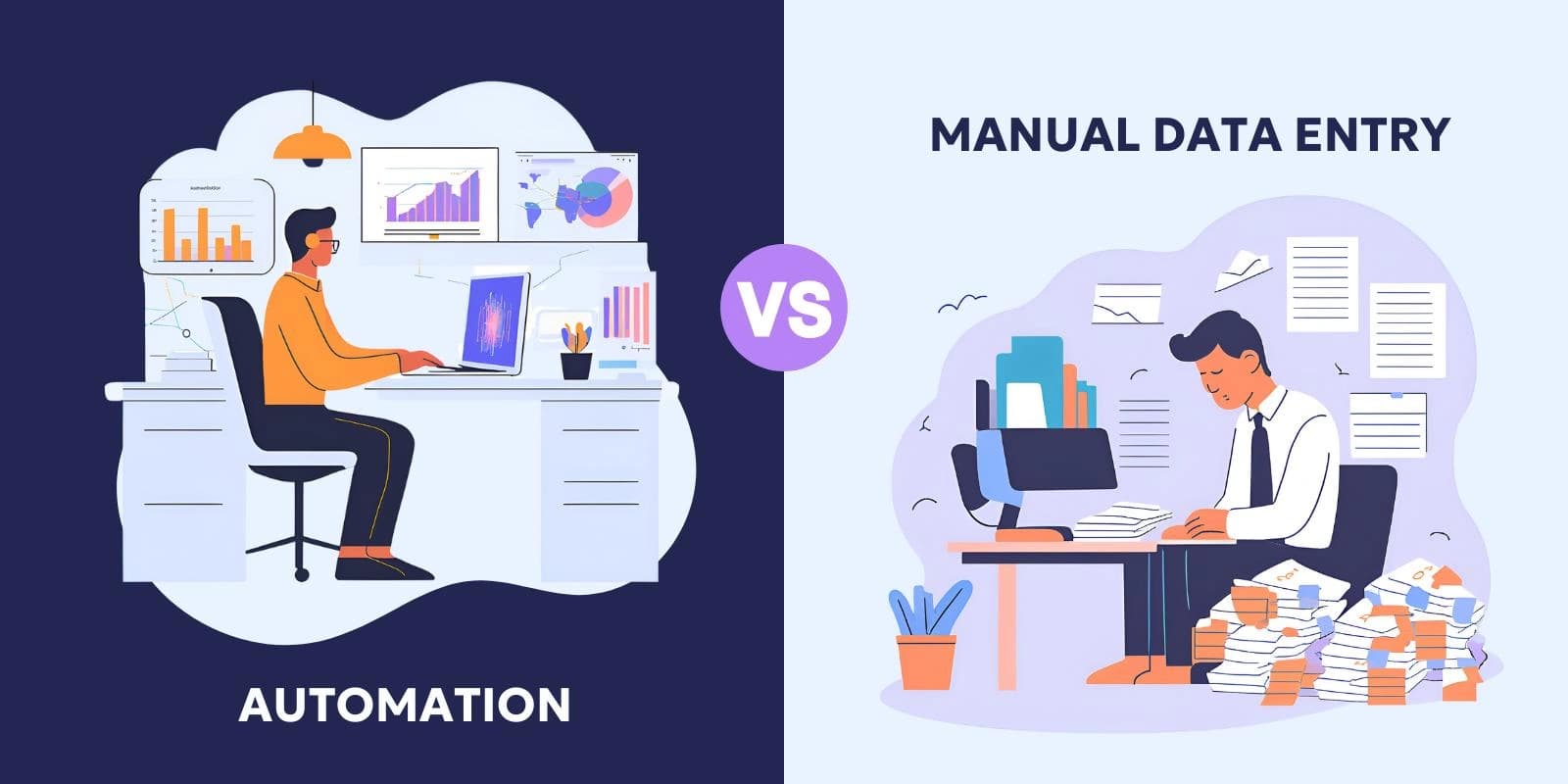 Automation vs Manual Work — The Operational Shift logo